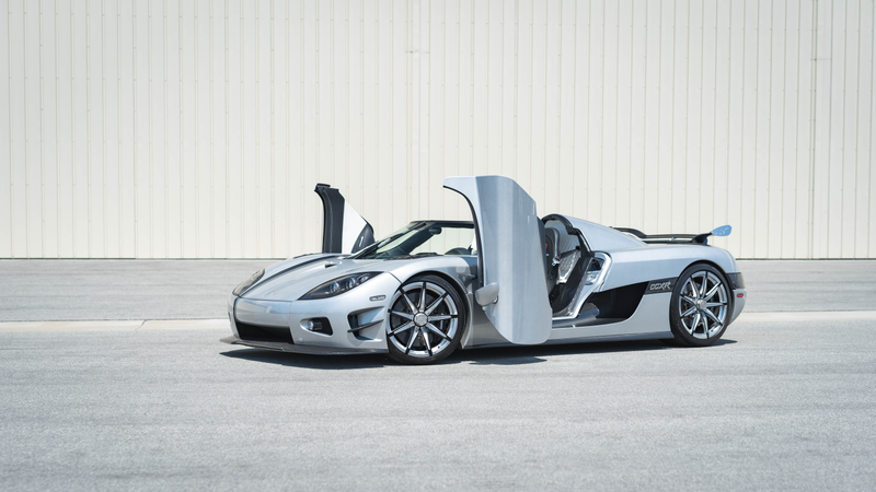 The ex-Mayweather Koenigsegg CCXR Trevita sold at auction for $2.8 million, a record for Koengisegg